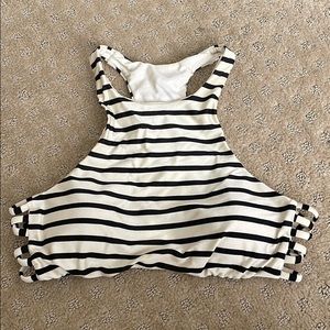 Free People striped swim top